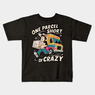 Crazy Postman delivery Kids T-Shirt